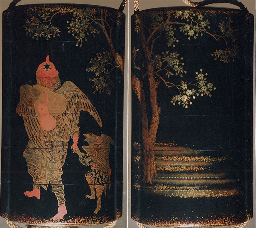 tengu-yokai-illustrazione-ukiyo-e